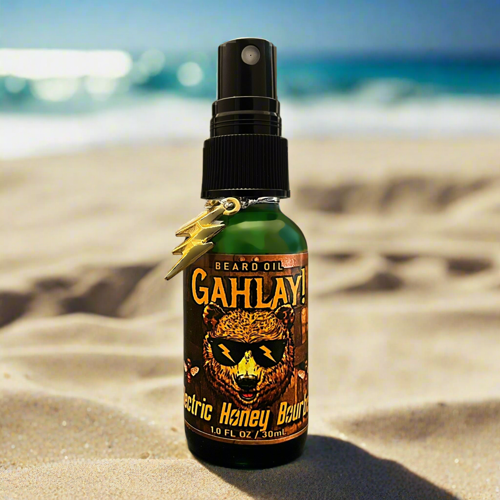 GAHLAY! Electric Honey Bourbon Beard Oil  | Bold & Refined 5-star rated | Greenville SC | Free shipping