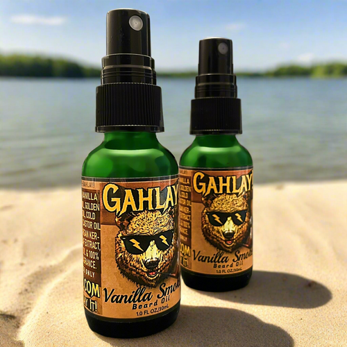 BUNDLES! GAHLAY! Vanilla Smoke Beard Oil - Pipe Tobacco and Sweet Vanilla for Southern Sophistication | 5-Star Rated | Greenville, SC | Free shipping