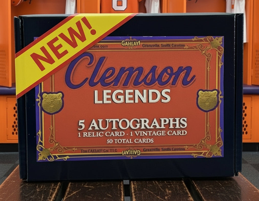 GAHLAY! Clemson Tigers Legends Sports Cards Mystery Box with 5 Autographs – 2025/26 Edition