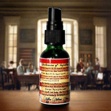 Load image into Gallery viewer, &quot;GAHLAY! &#39;49&#39; Beard Oil on display with rich amber musk and bay rum scent, a tribute to Donald Trump and the spirit of freedom. Grooming product for men with high-quality natural oils and free USA shipping.&quot;