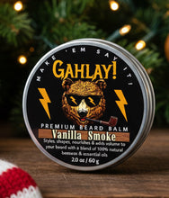 Load image into Gallery viewer, GAHLAY! Beard Balm, Vanilla Smoke, beard balm best, barbershop Greenville SC