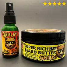 Load image into Gallery viewer, GAHLAY! Peach Smoke and Beard Butter Bundle - Perfect beard care combo for men, featuring the delightful Peach Smoke scent. Experience the ultimate hydration and styling with GAHLAY!&#39;s premium Beard Butter. Elevate your grooming routine with this exclusive bundle offer.