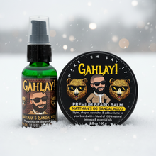 Load image into Gallery viewer, GAHLAY! Mattman's OG Sandalwood Beard Oil &amp; Balm Bundle