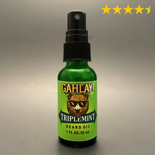 Load image into Gallery viewer, GAHLAY! Triplemint Beard Oil - Spearmint, Bergamot Mint &amp; Peppermint | Greenville SC | Free shipping