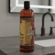 Load image into Gallery viewer, GAHLAY! Vanilla Smoke beard wash back label showing ingredients and usage instructions