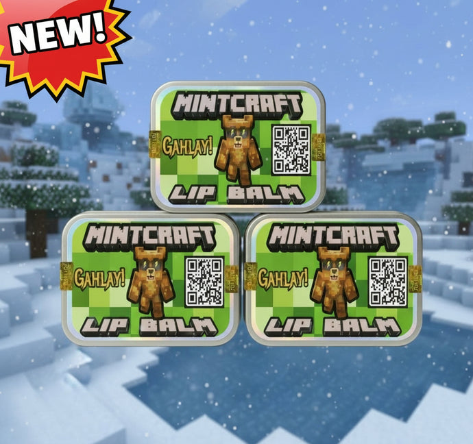 GAHLAY! MINTCRAFT Lip Balm tin with refreshing mint formula