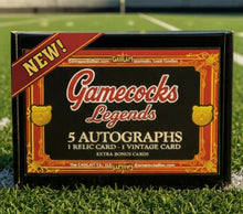 Load image into Gallery viewer, Autographed Gamecock football cards from legends like Deebo Samuel, Jadeveon Clowney, and George Rogers