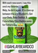 Load image into Gallery viewer, GAHLAY! Triplemint Beard Oil - Spearmint, Bergamot Mint &amp; Peppermint | Greenville SC | Free shipping